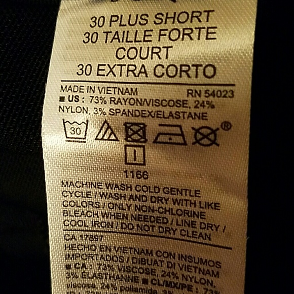 Old navy black trousers - Picture 7 of 7